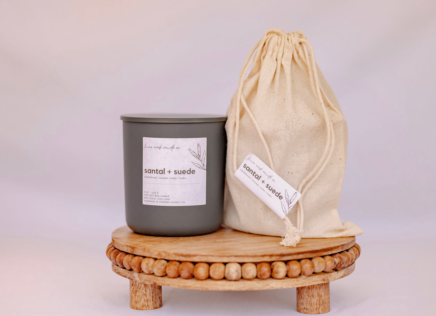 Santal + Suede