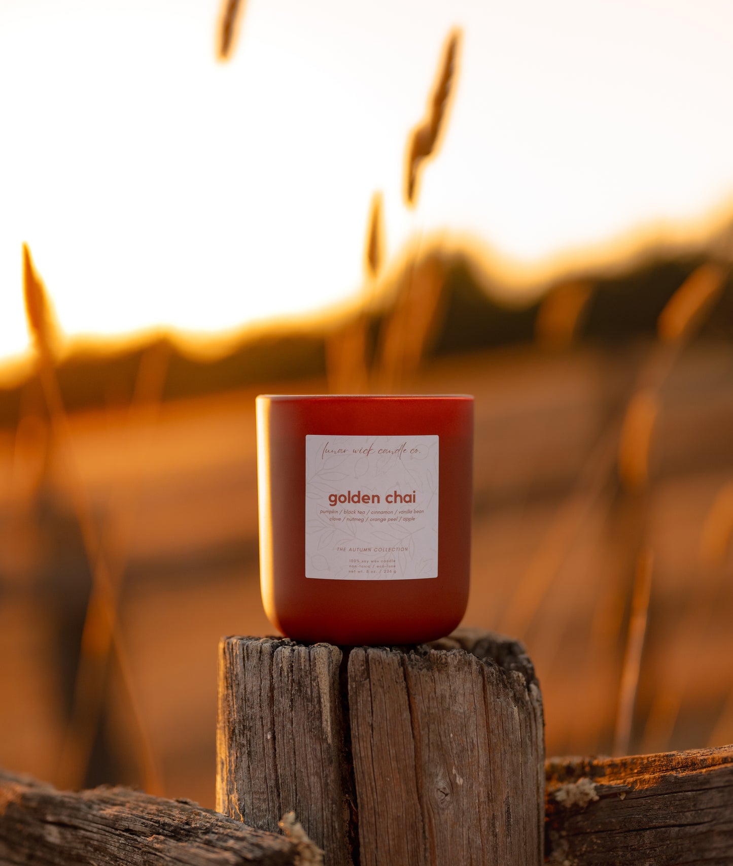 Golden Chai Candle